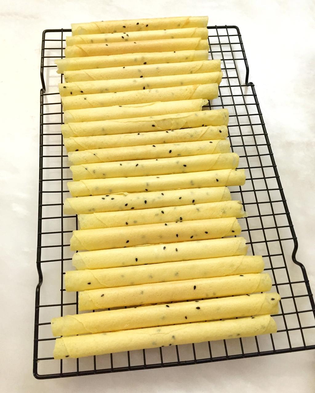 椰子油香酥蛋卷