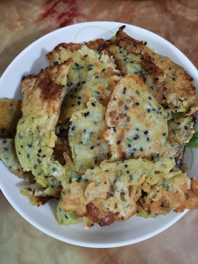 培根香葱鸡蛋饼