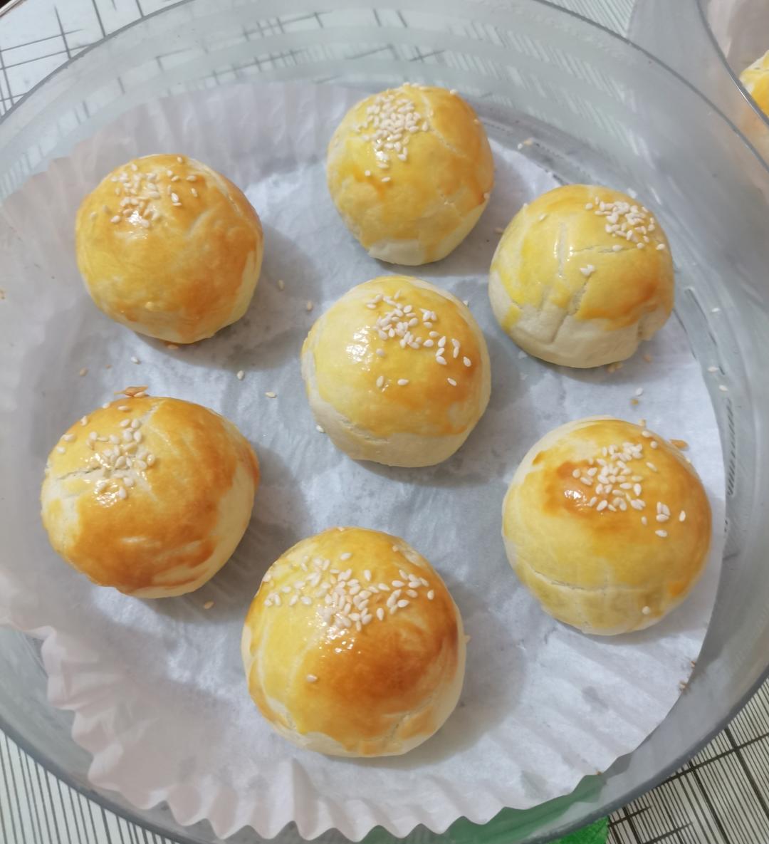 蛋黄酥（黄油版）无需揉面，超快手