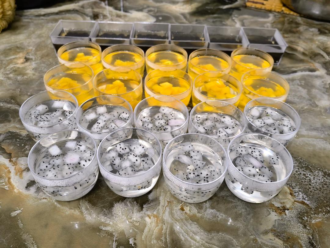 零失败的火龙果果冻~白凉粉版，简单易操作