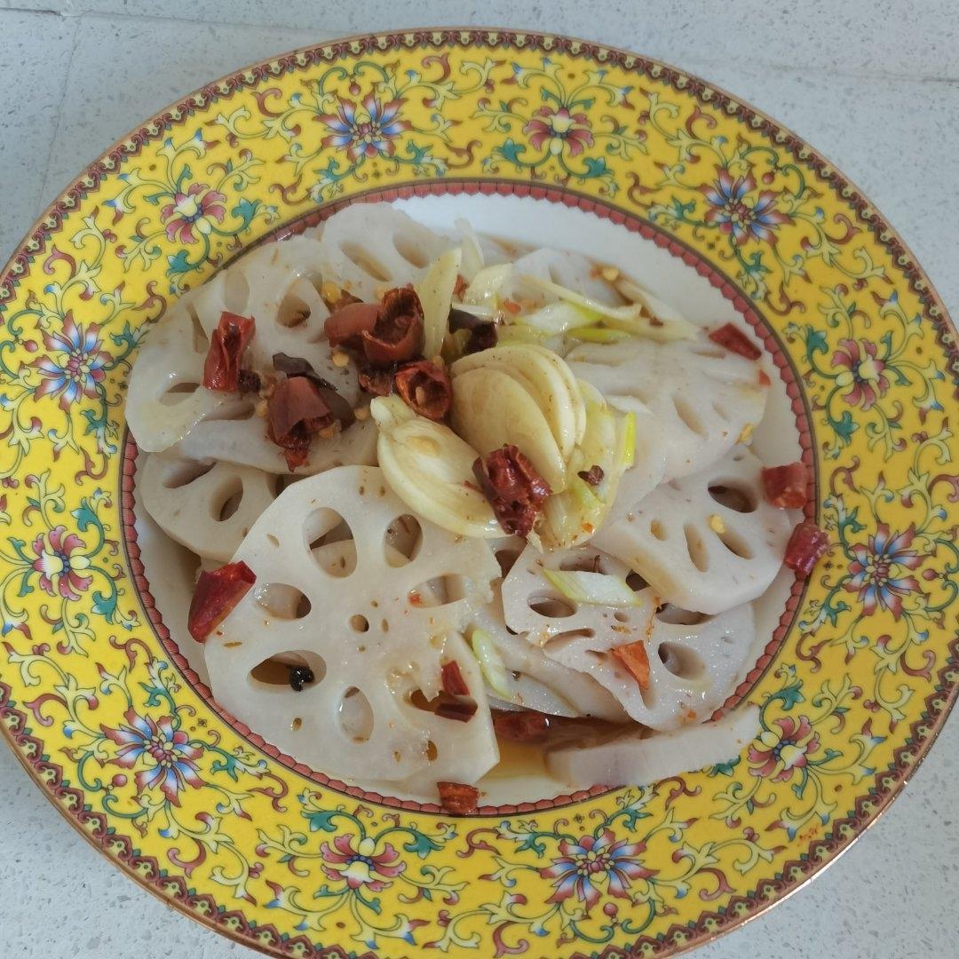 家常凉菜--炝拌藕片