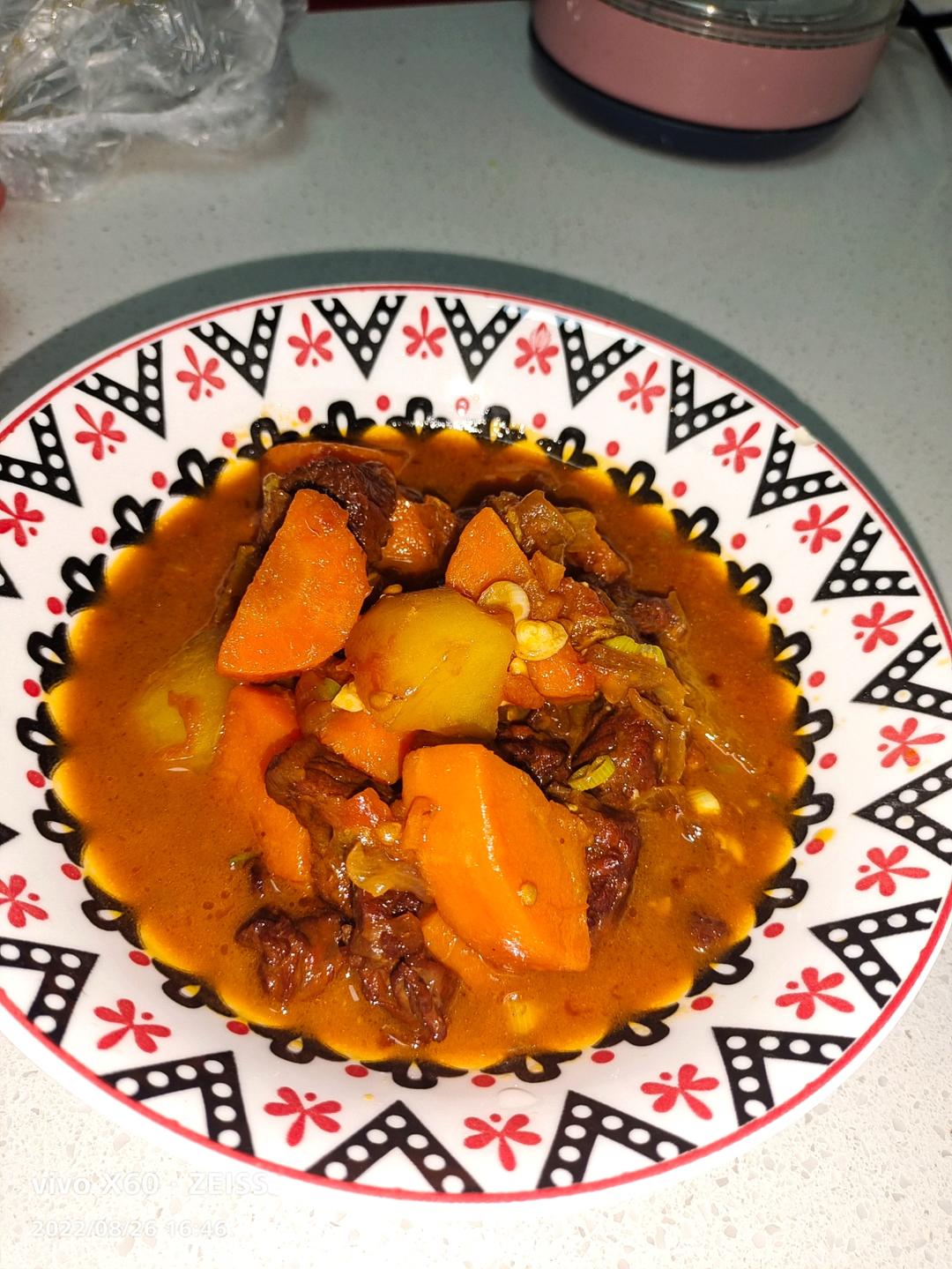 番茄土豆炖牛腩