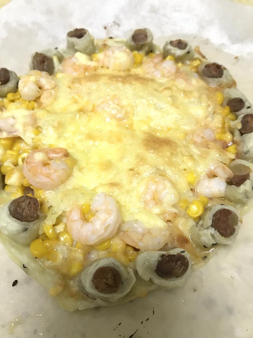 🔥无需和面❗️超好吃手抓饼披萨🍕