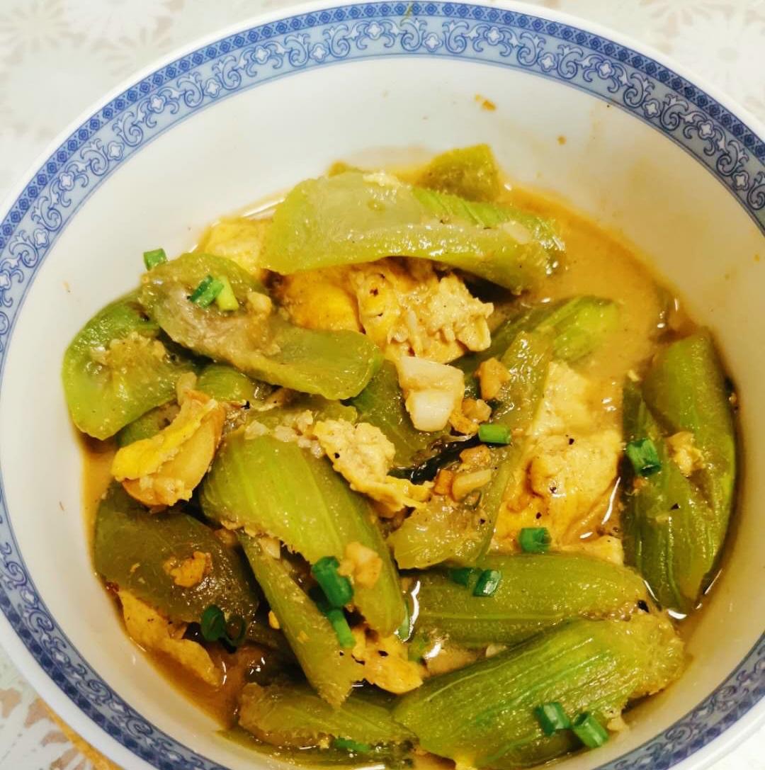 快手菜-丝瓜炒鸡蛋