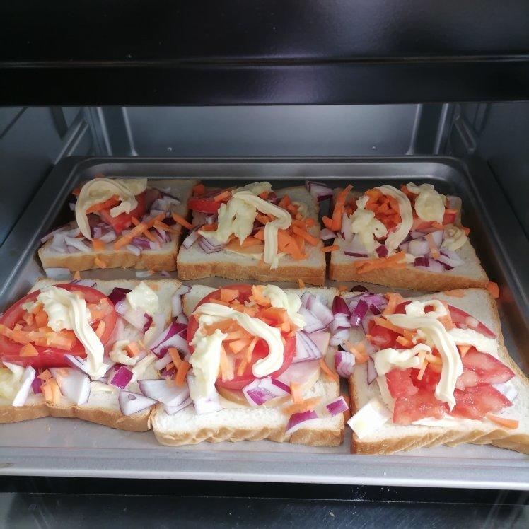 芝士面包片披萨