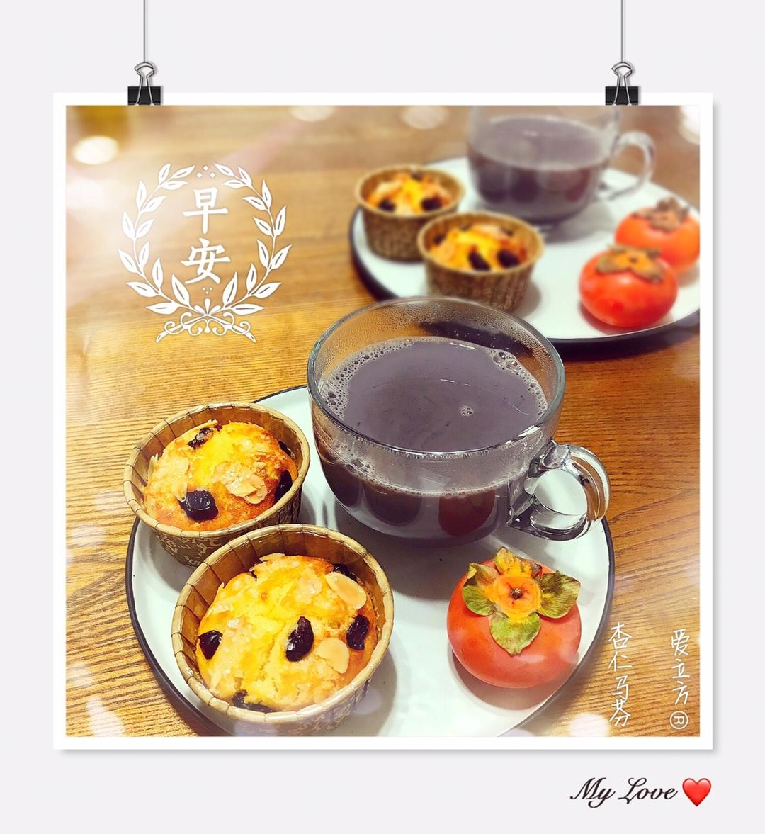 香气扑鼻的杏仁麦芬muffin