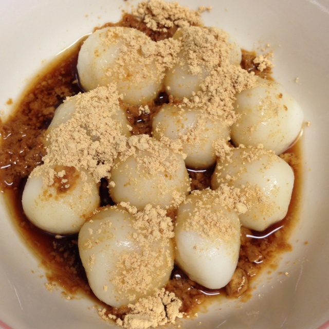 [花より団子]日式黑糖黃豆粉糰子