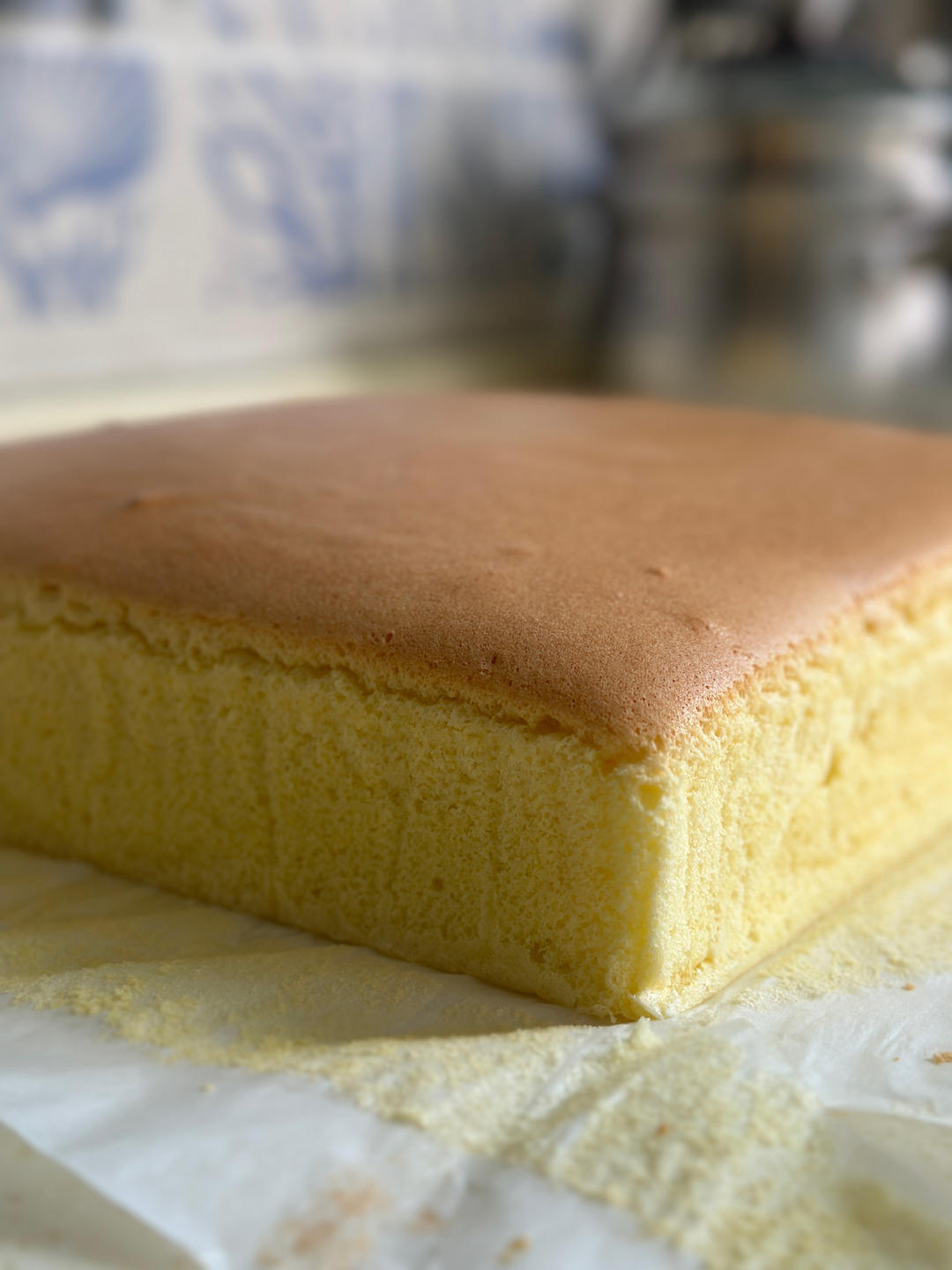 古早蛋糕又名抖臀蛋糕