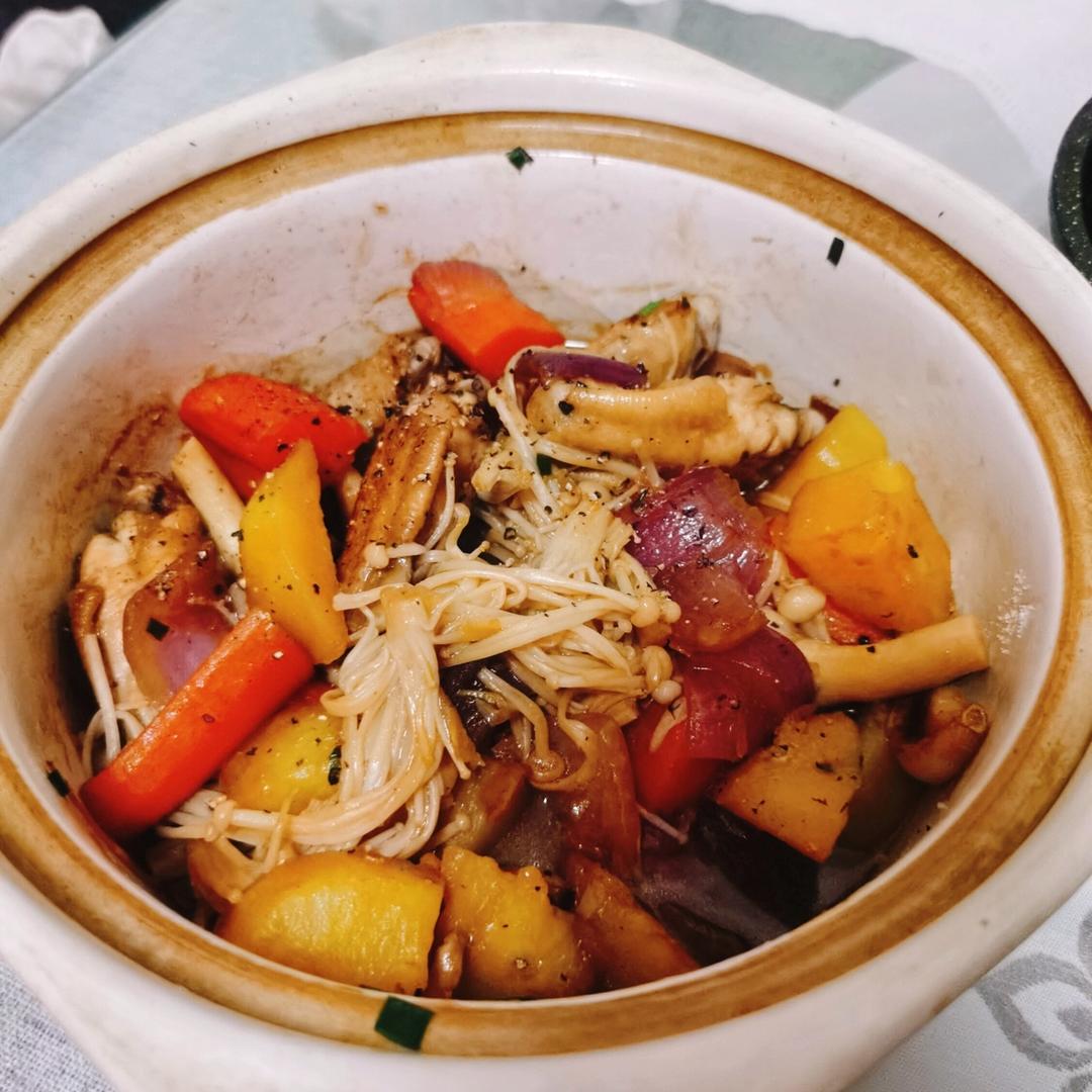 啫啫鸡翅煲