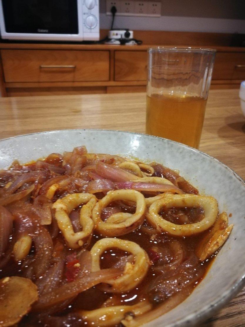最好吃的酱爆鱿鱼圈