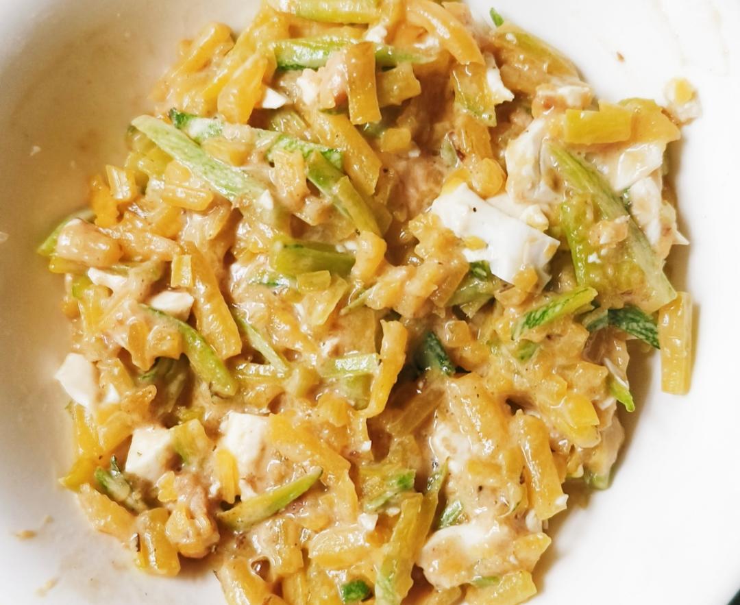 南瓜丝炒咸鸭蛋‼️炒鸡美味