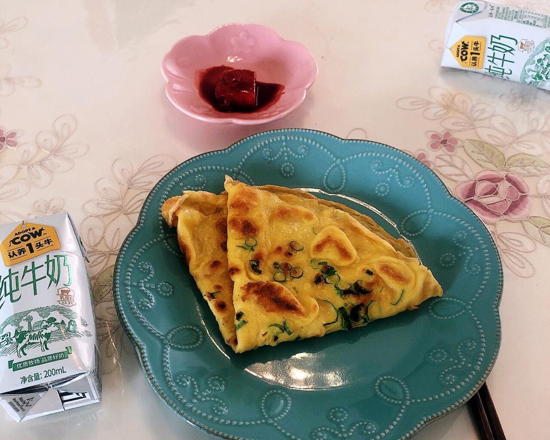 葱花鸡蛋水饼