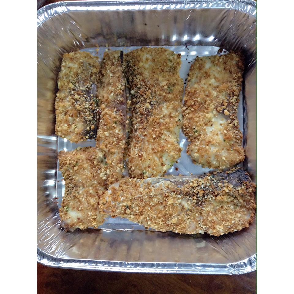 香酥烤鱼排
