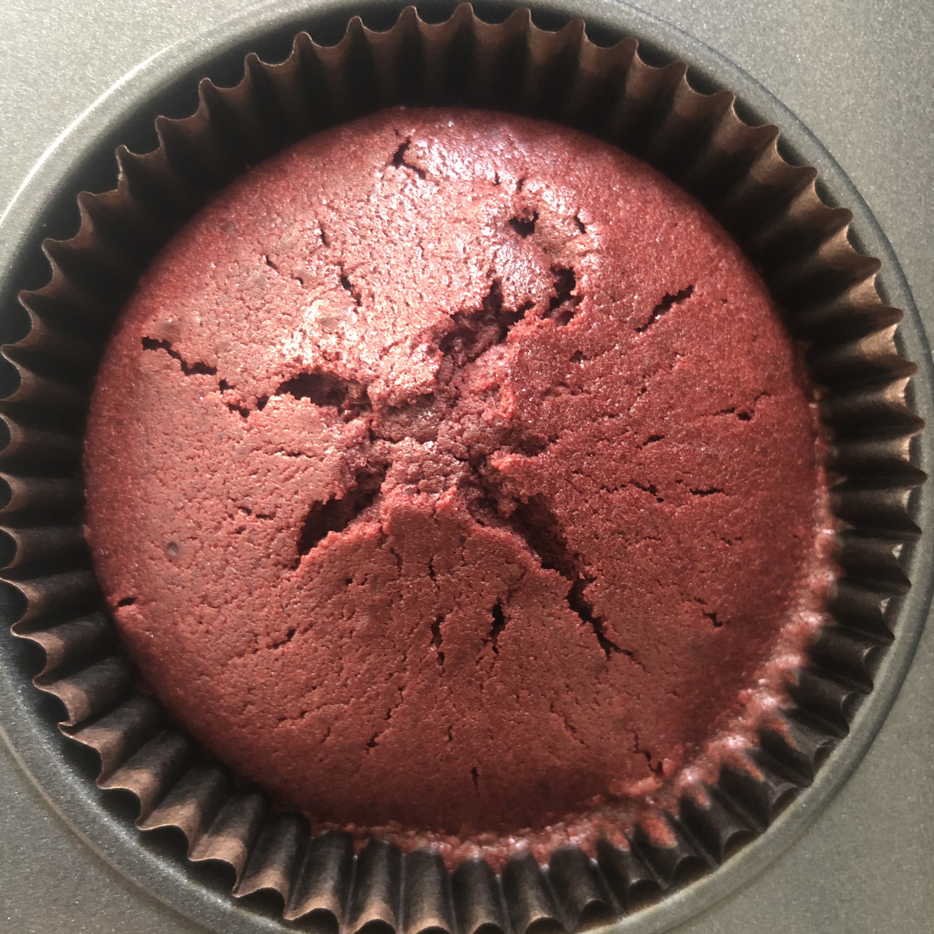 精算·食——爆浆豆乳红丝绒小蛋糕的做法 步骤11