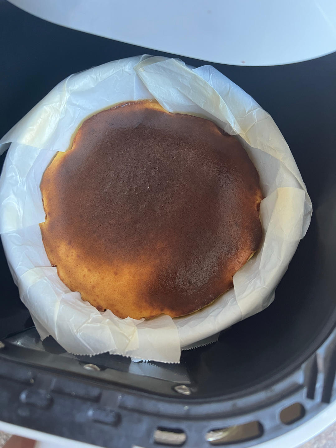 巴斯克芝士蛋糕-傻瓜操作【空气炸锅巴斯克】