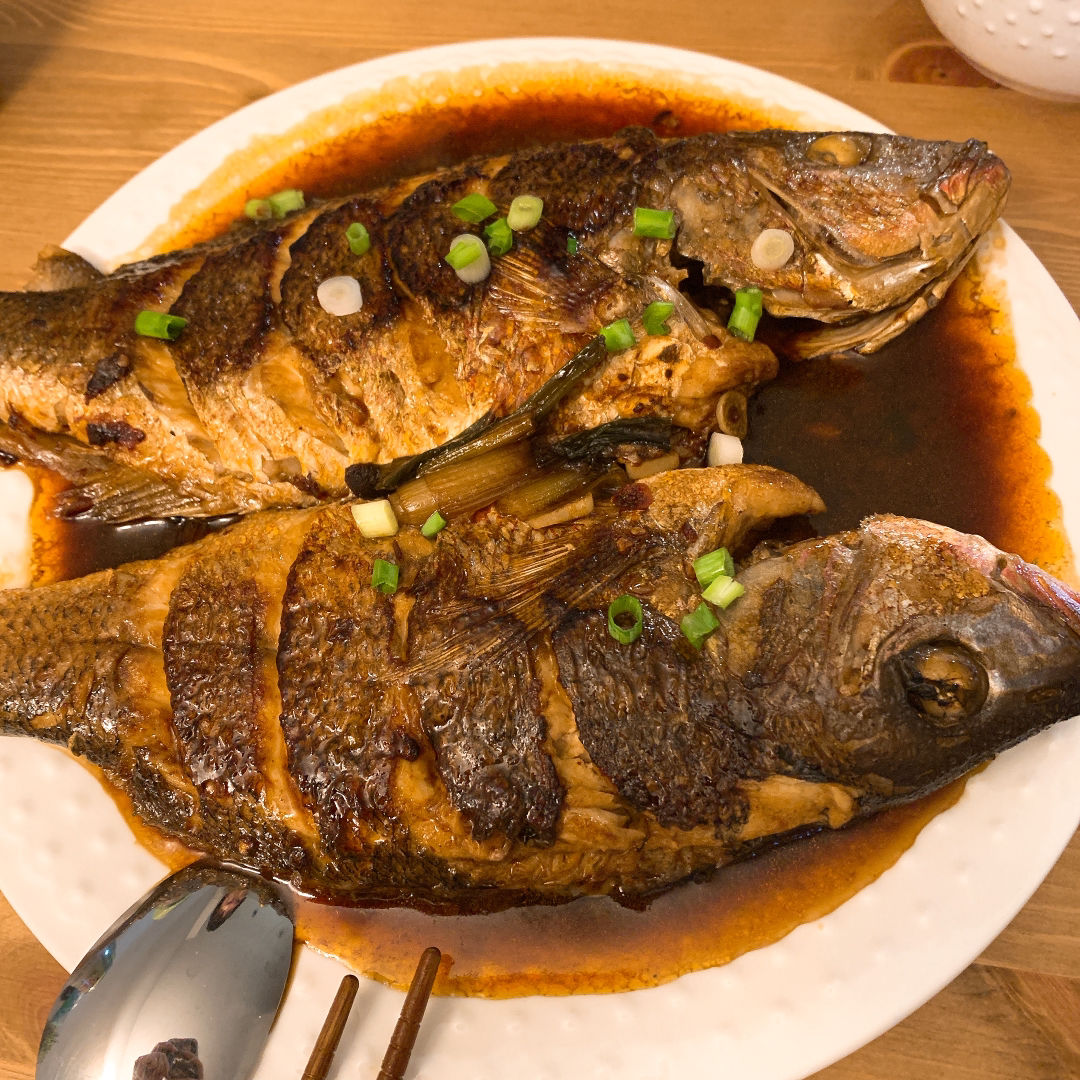 上海本帮菜--红烧青鲷鱼