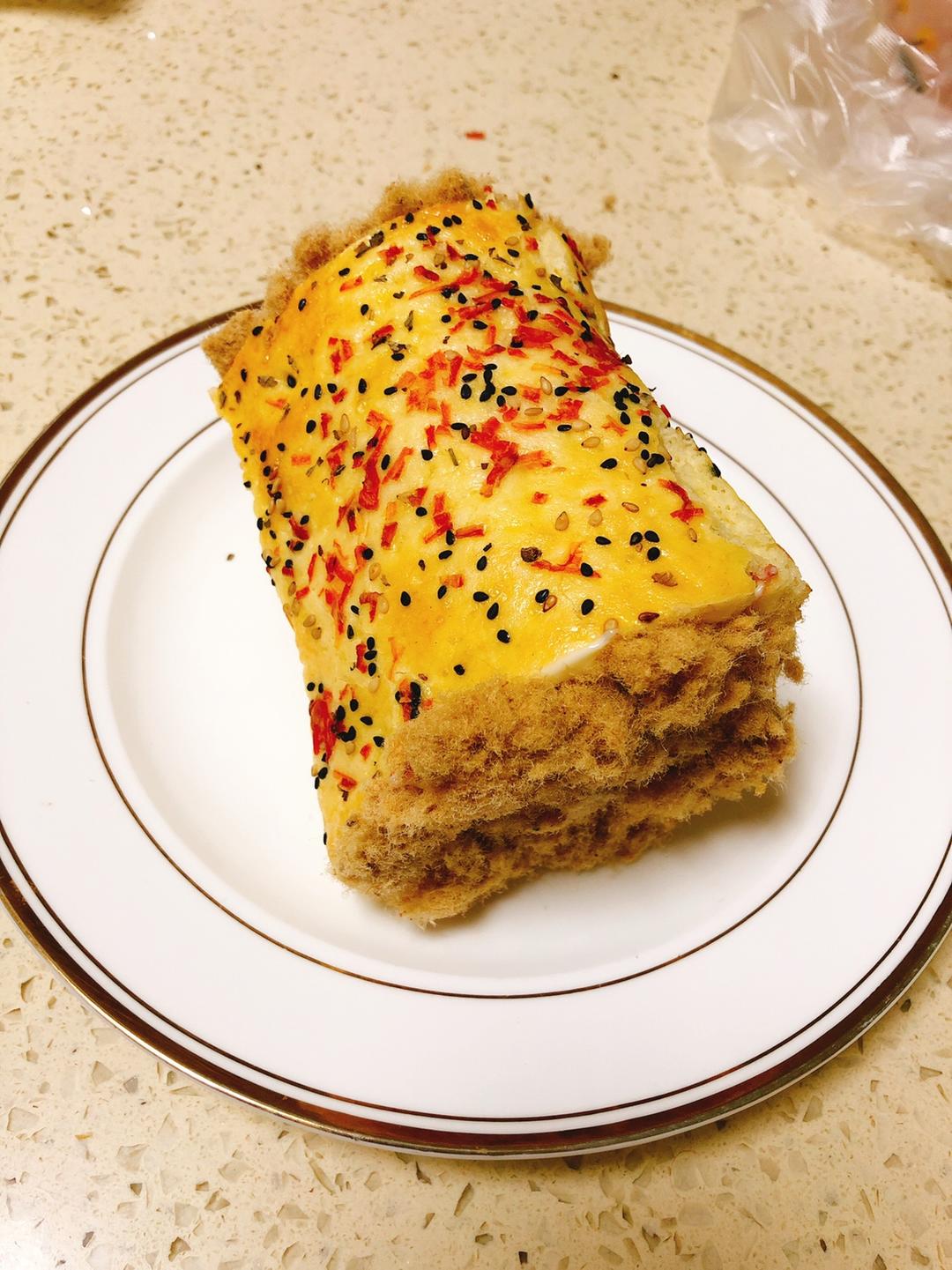 清真牛肉松面包卷的做法