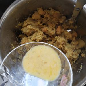 低卡饱腹烘焙点心-红薯燕麦饼的做法 步骤3