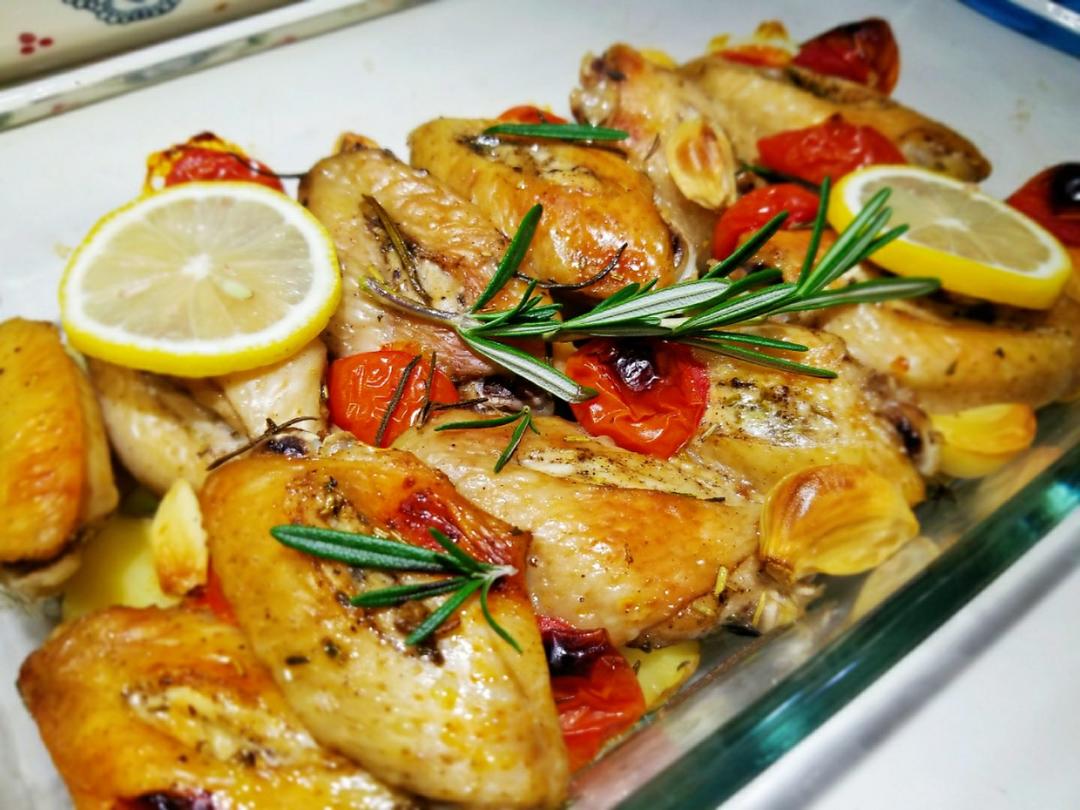 超详细 入味马杀鸡迷迭香烤鸡腿（翅）宴客必备