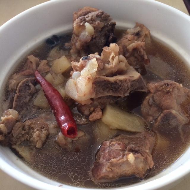 高压锅排骨土豆