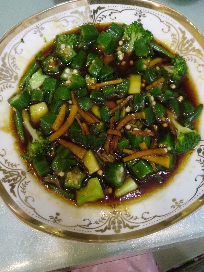 【白灼秋葵】清爽简单