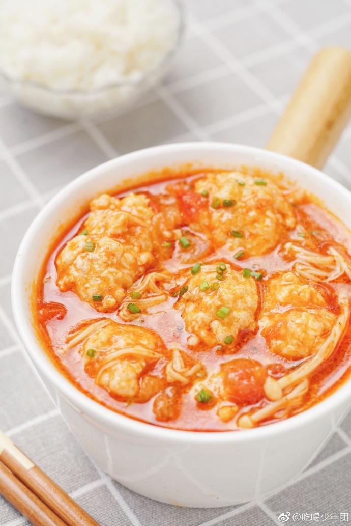 番茄虾滑浓汤的做法