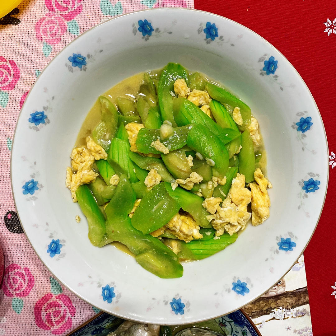 超清爽的|丝瓜炒鸡蛋