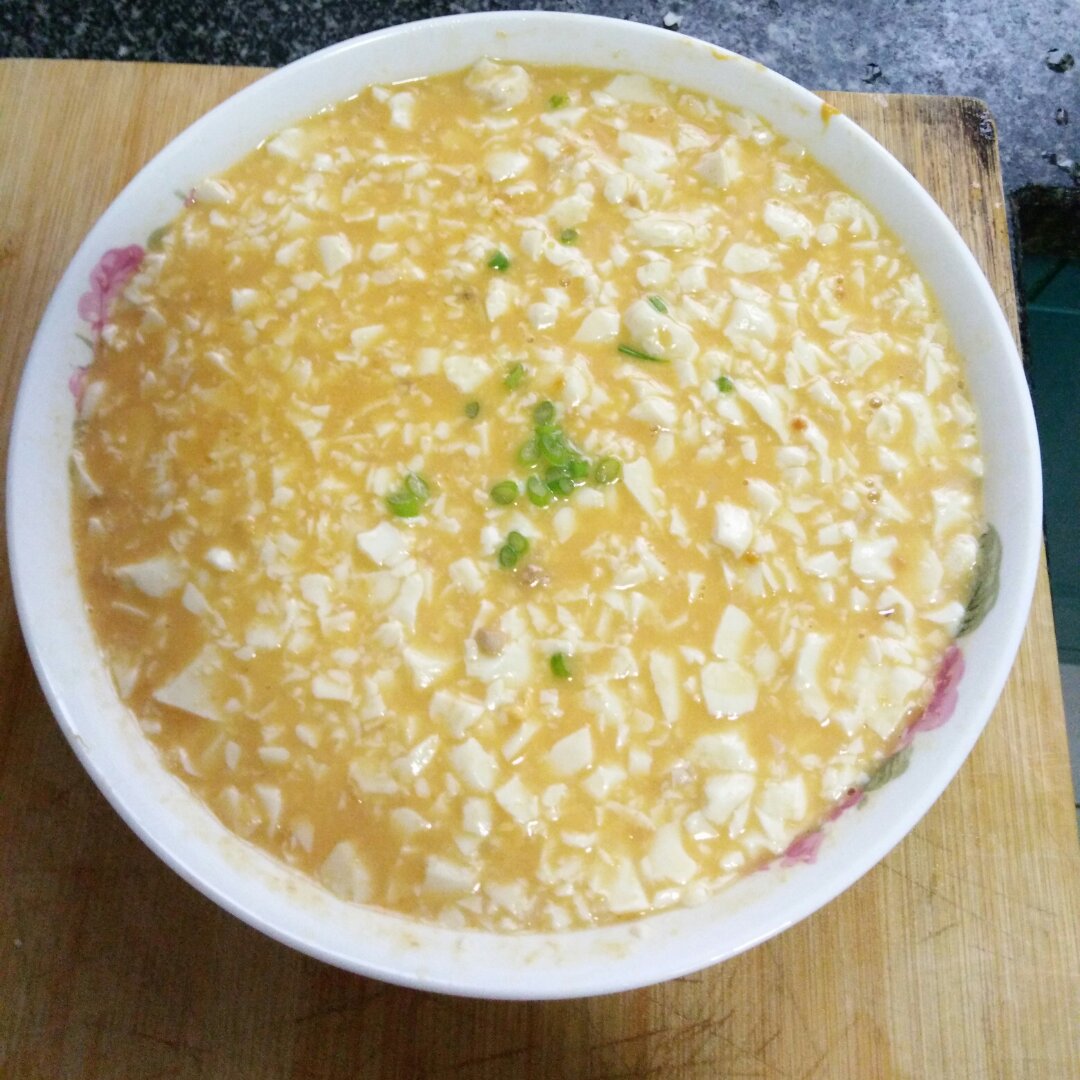 蟹黄豆花