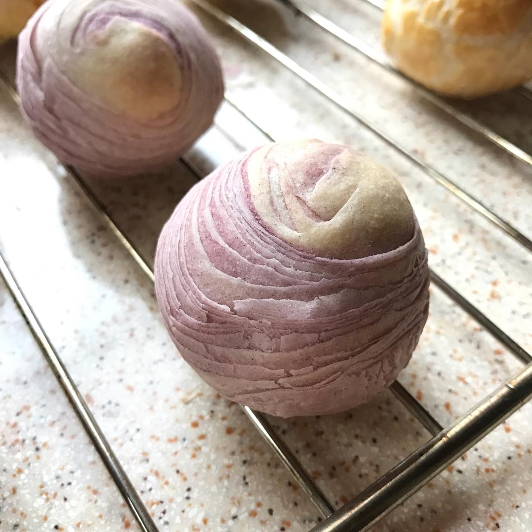 麻薯香芋酥/台湾大甲芋头酥(无猪油完美复刻2015.10修订各种抹茶酥、绿茶酥、蛋黄酥、紫薯酥通用哟）