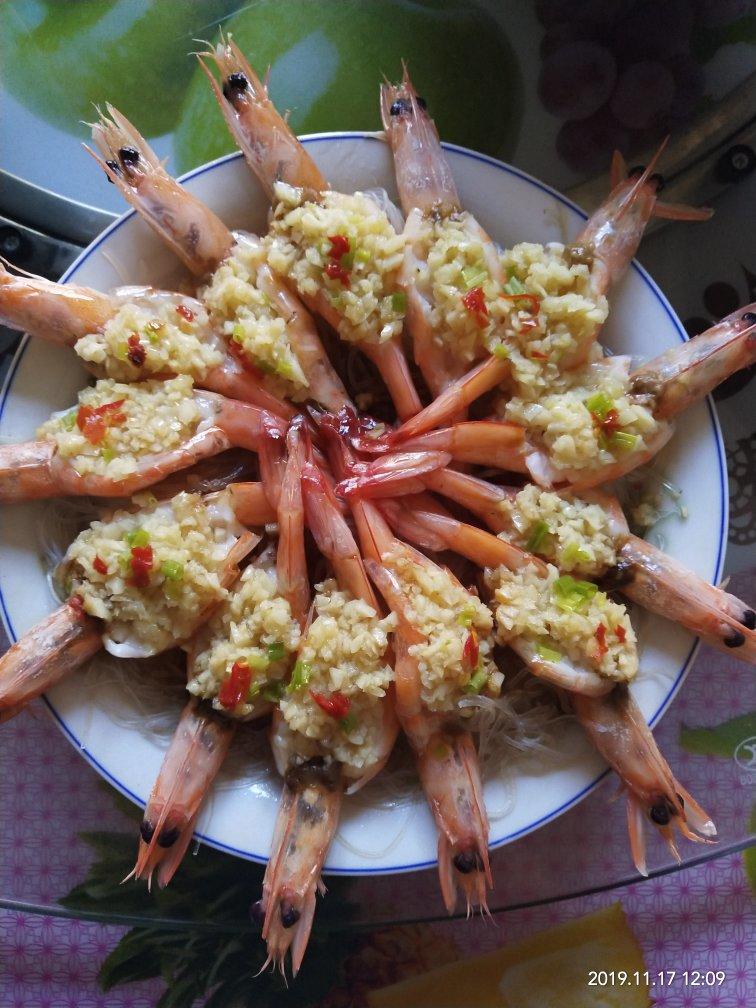 蒜蓉粉丝蒸虾