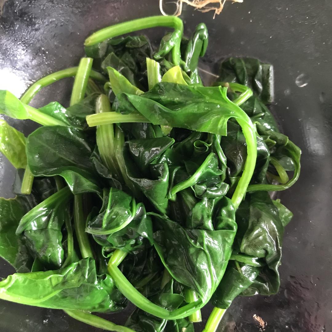 凉拌菠菜