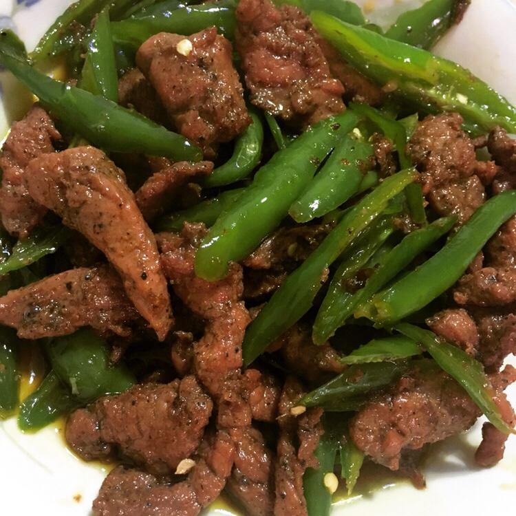 尖椒牛柳