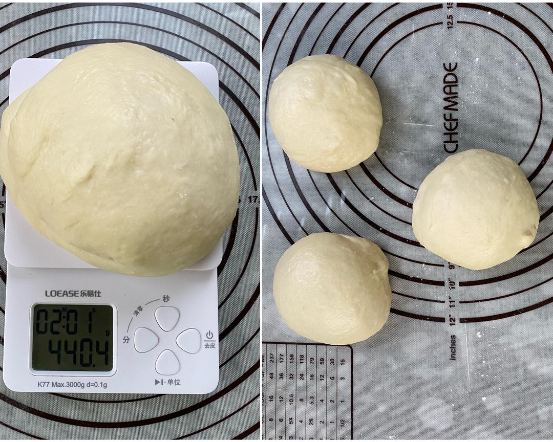 纯奶手撕吐司的做法 步骤1