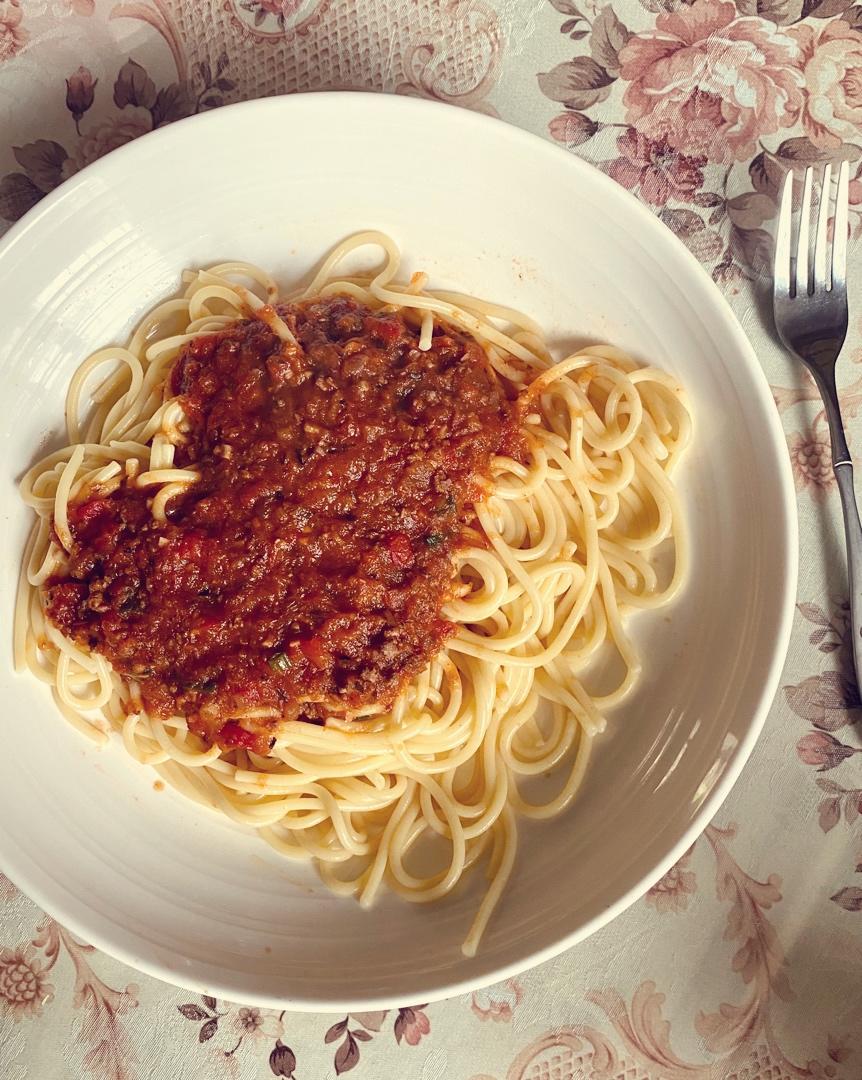 番茄肉酱意大利面