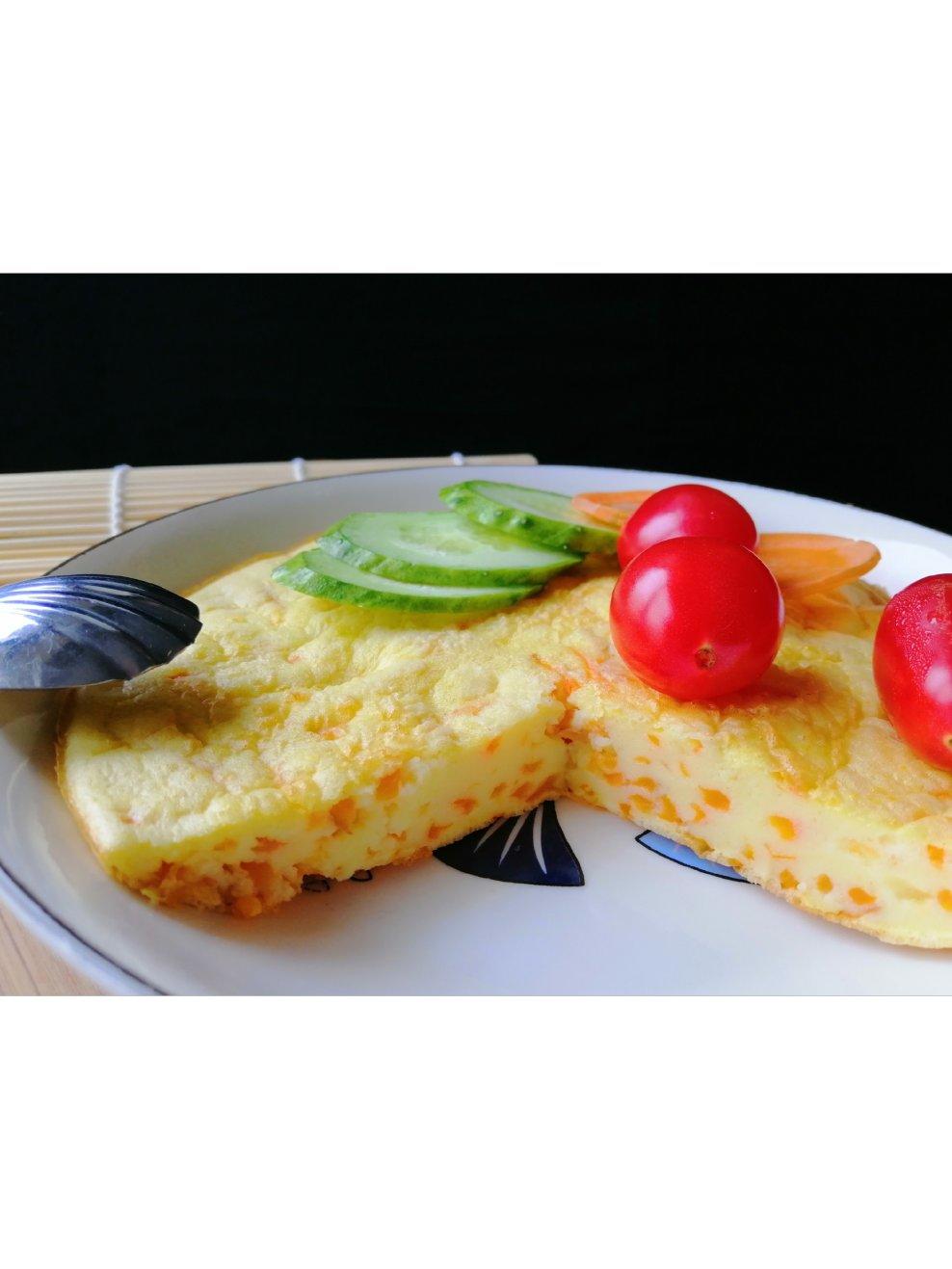 无油胡萝卜玉米面松饼୧⍤⃝🍰（芝士蛋糕口感）