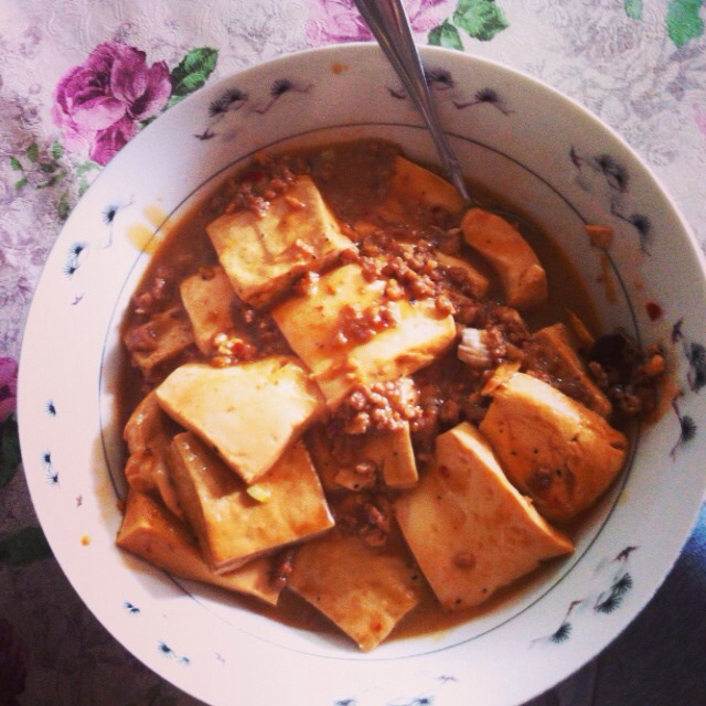 虾酱炖豆腐