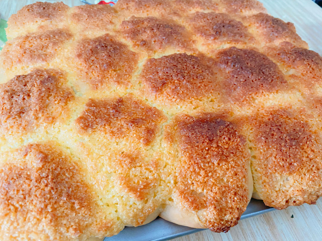 椰蓉餐包（一次发酵，玉米油版，或黄油）