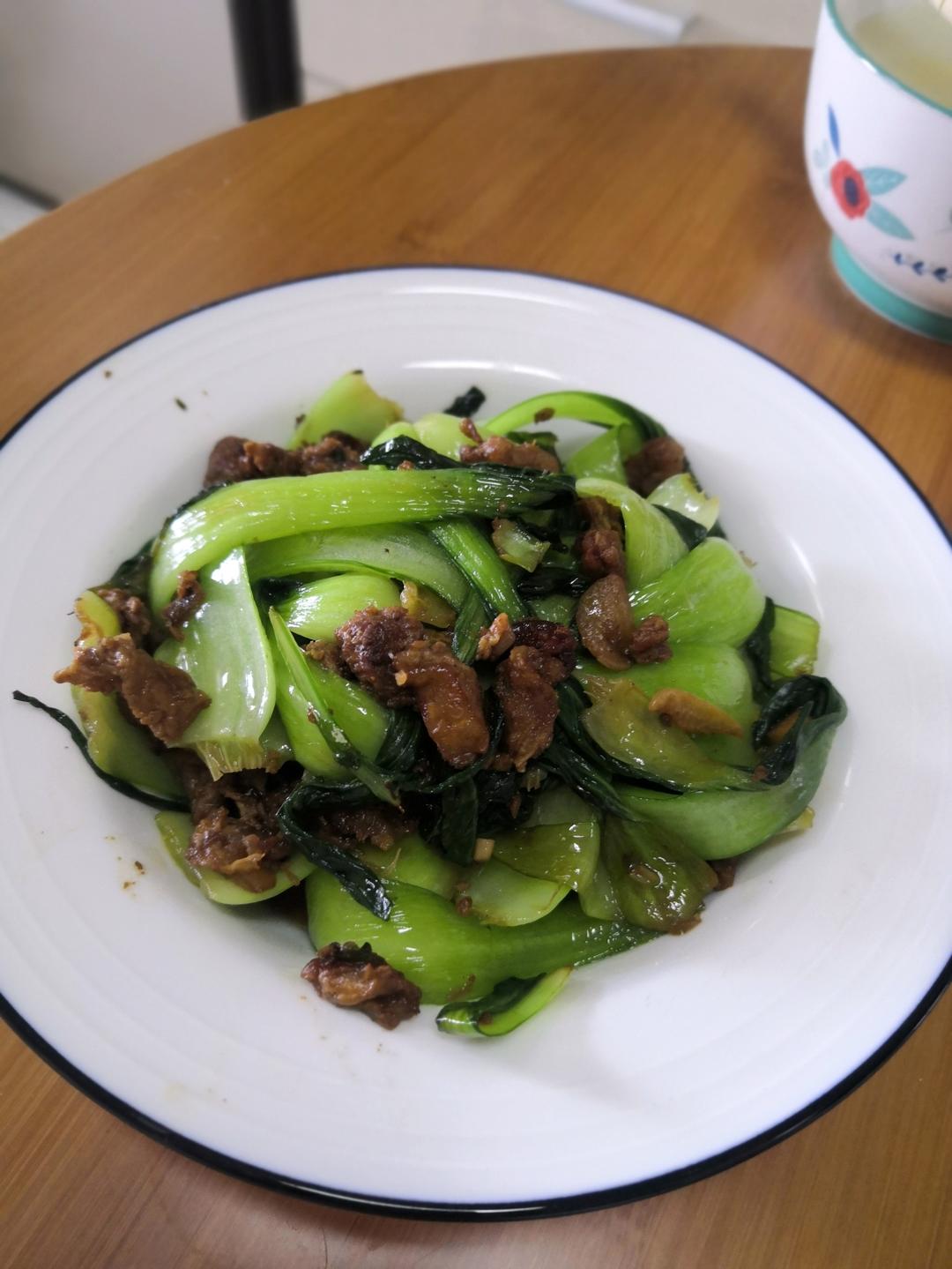 油渣炒青菜