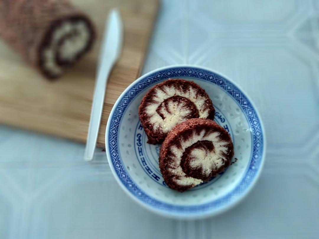 可可旋风蛋糕卷（视频）