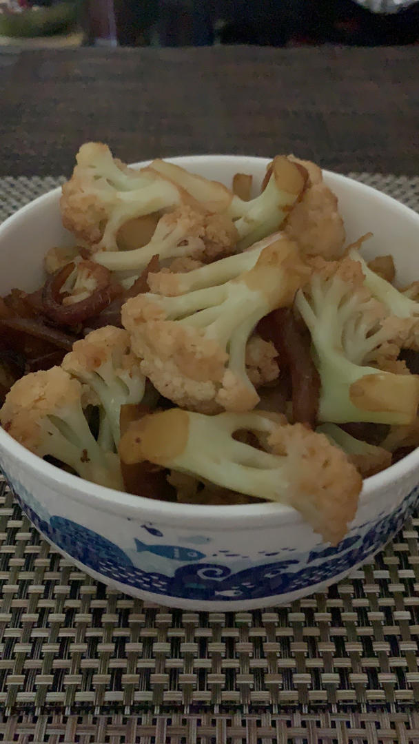简单几步的快炒有机花菜