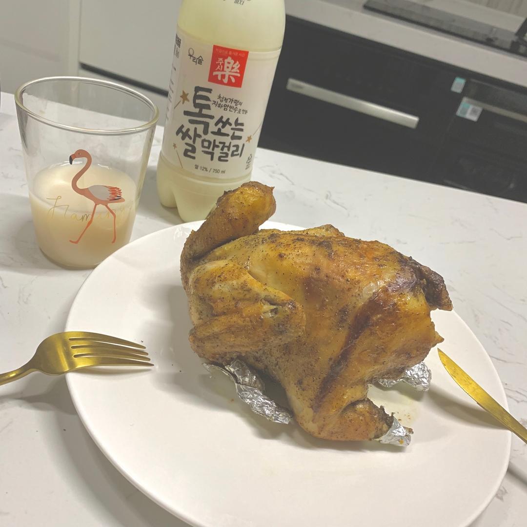 脆皮烤鸡