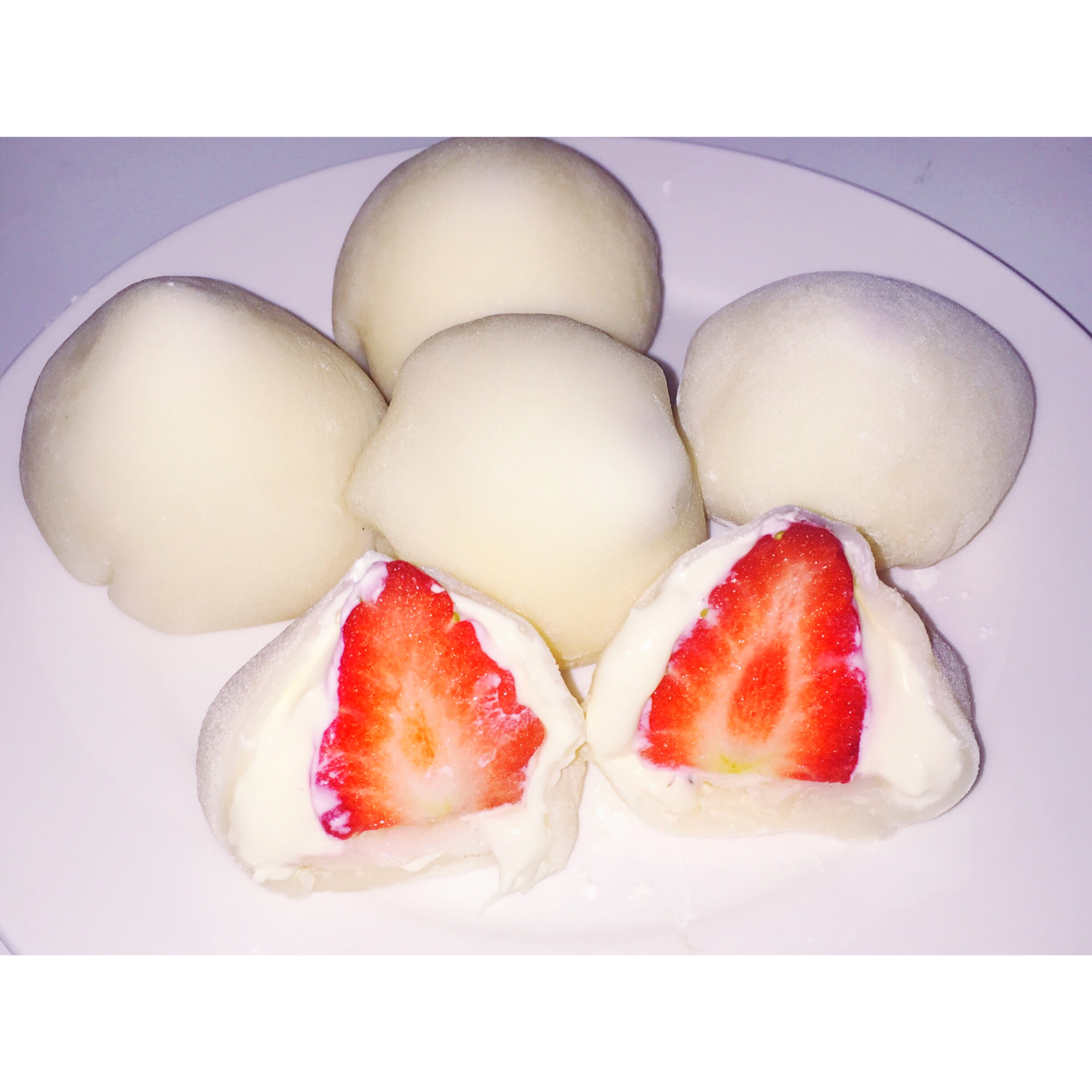 草莓大福——原味&抹茶味