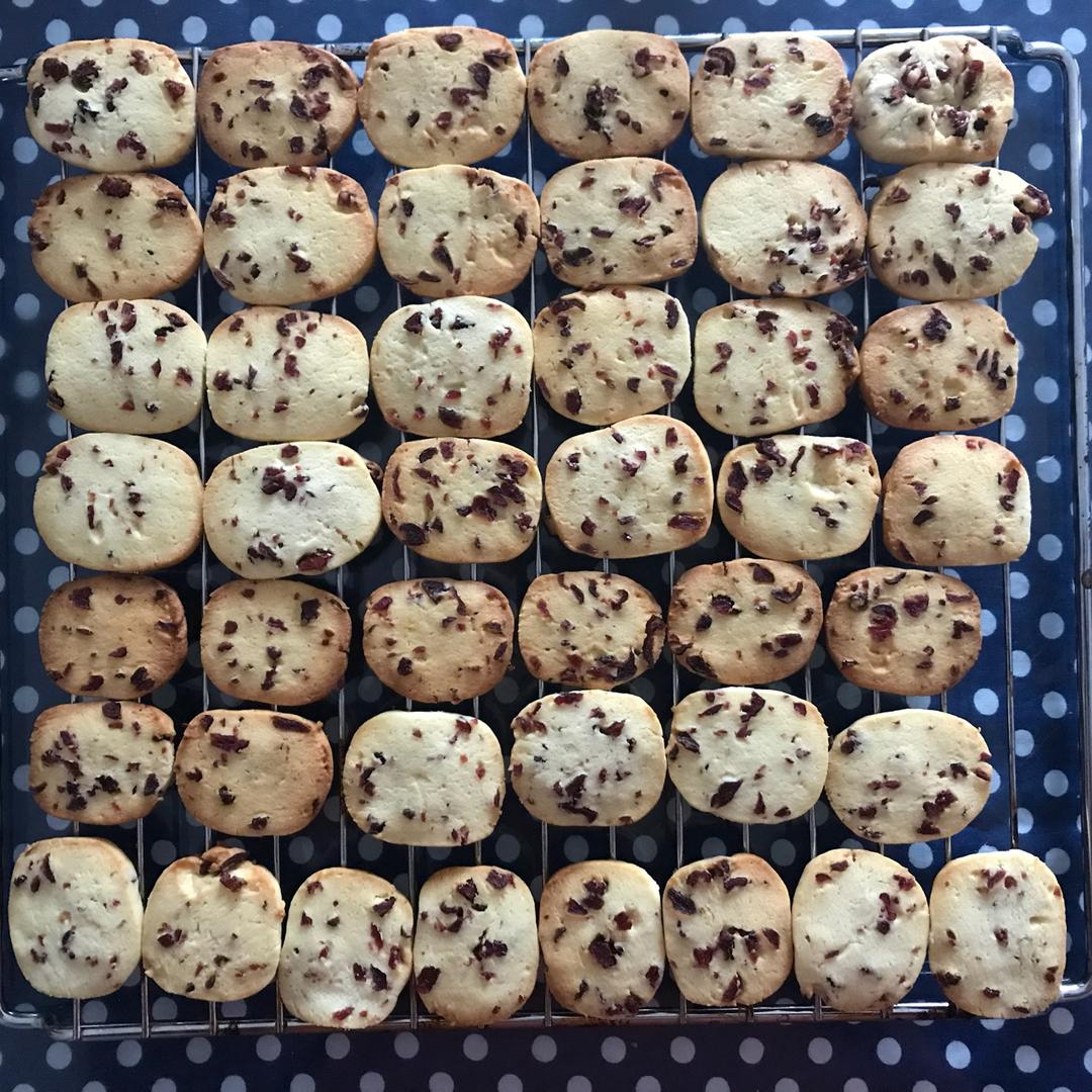 低糖少油版蔓越莓饼干
