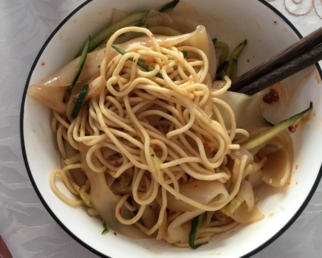 家庭版凉皮的做法