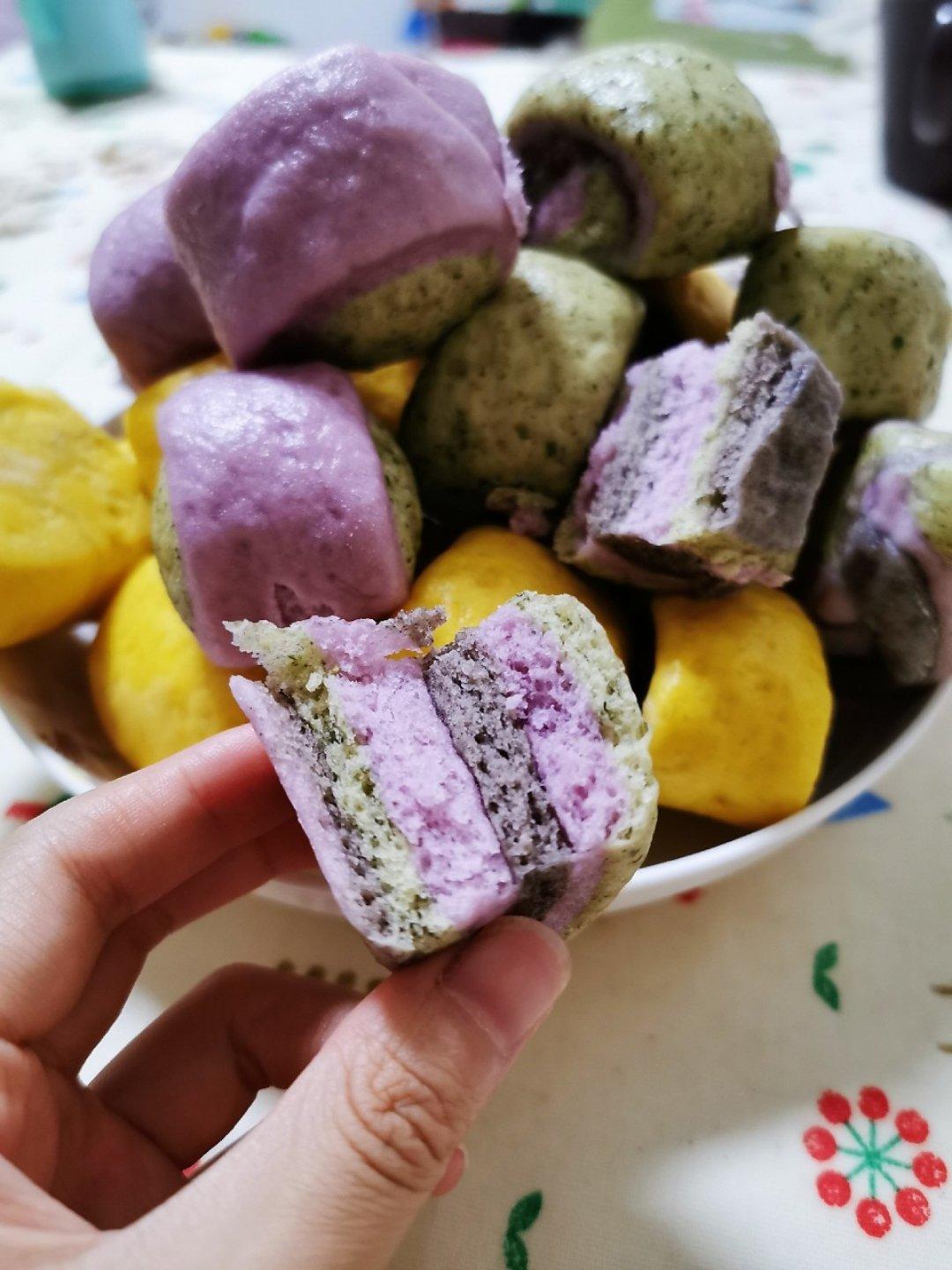 儿童辅食—彩色小馒头