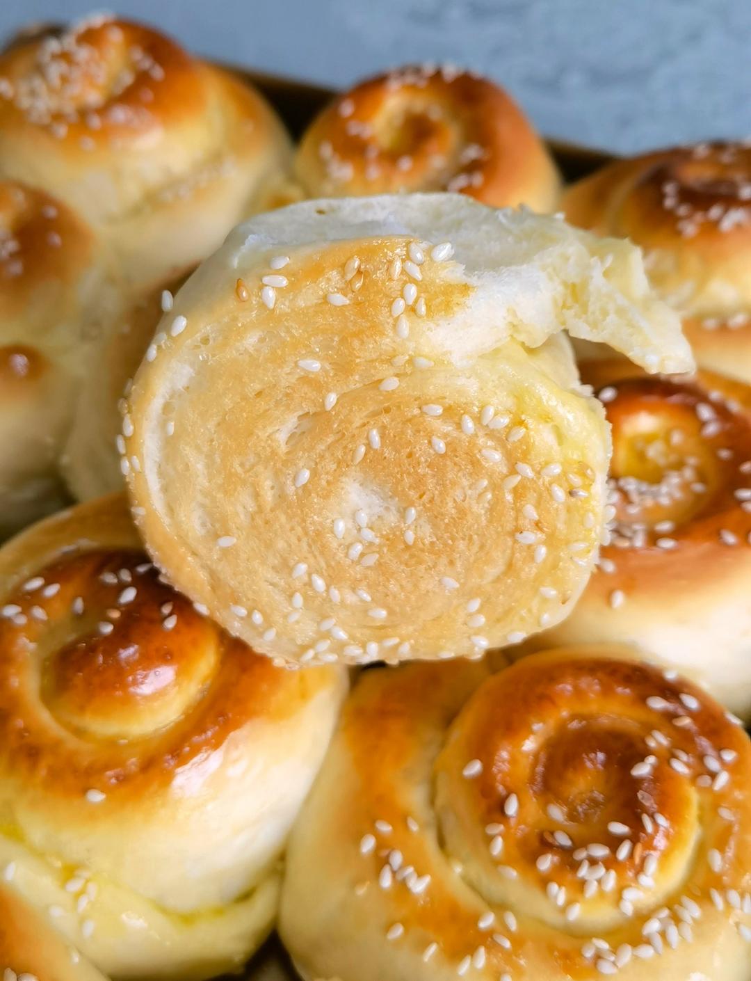 香脆柔软的蜂蜜脆底面包