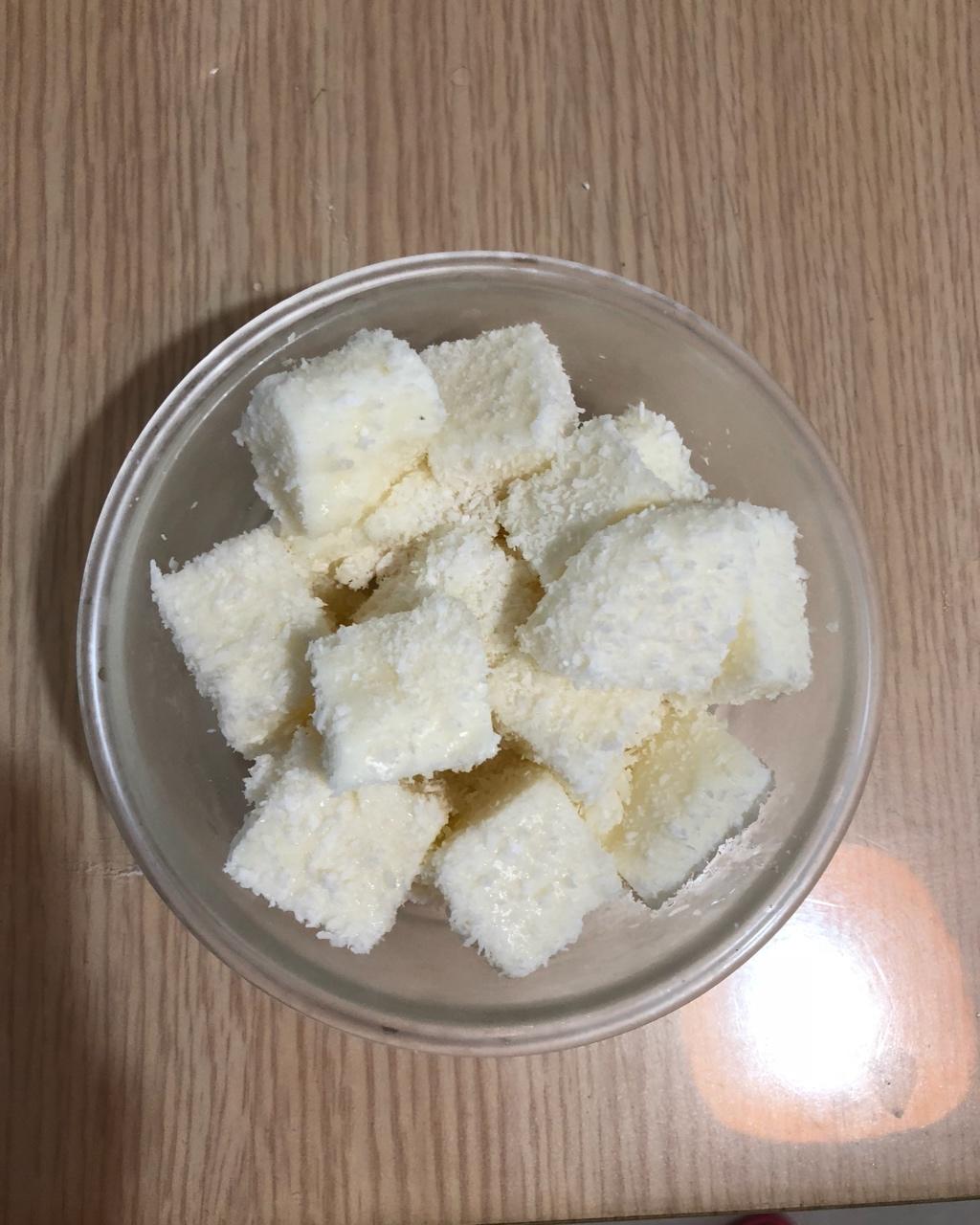 太棒啦！1个方子，做出2道口味一流的甜品！——椰奶小方&炸鲜奶