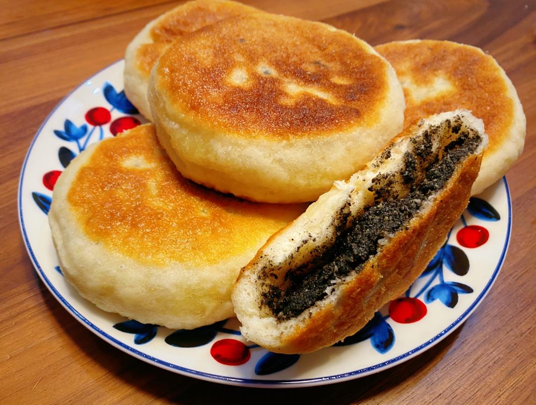 黑芝麻糖饼