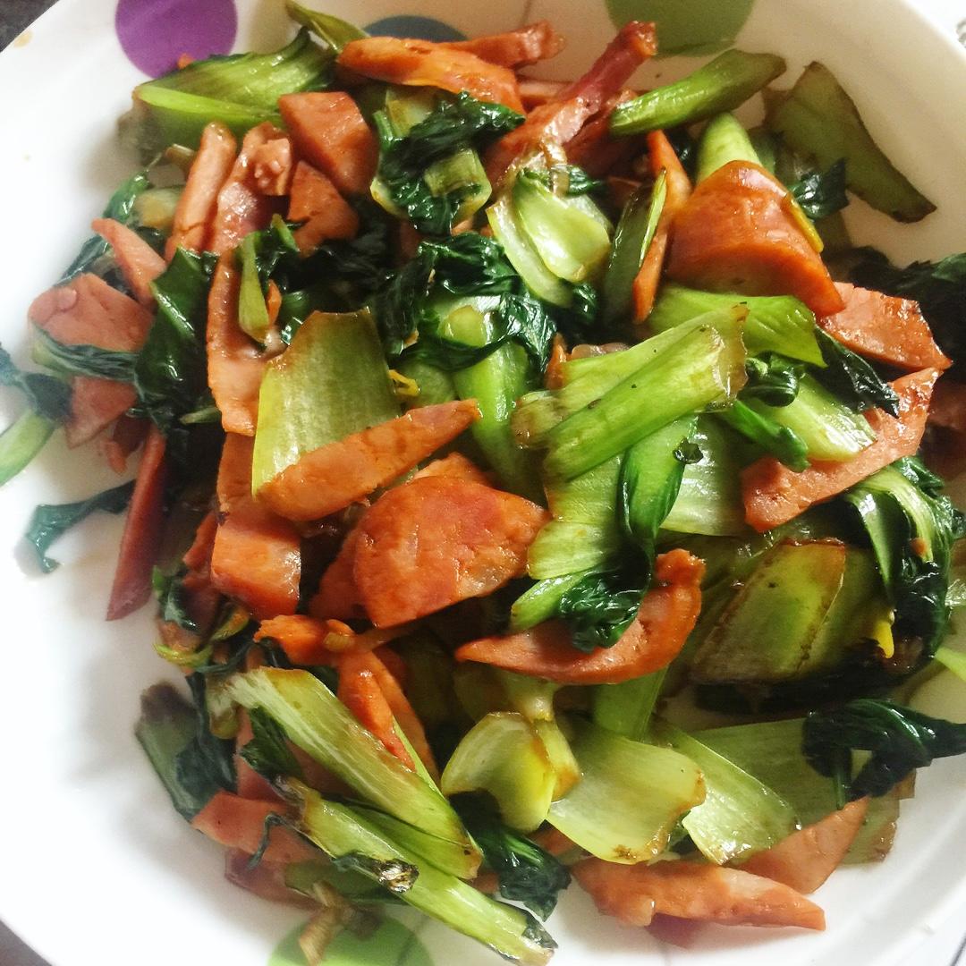 火腿小油菜