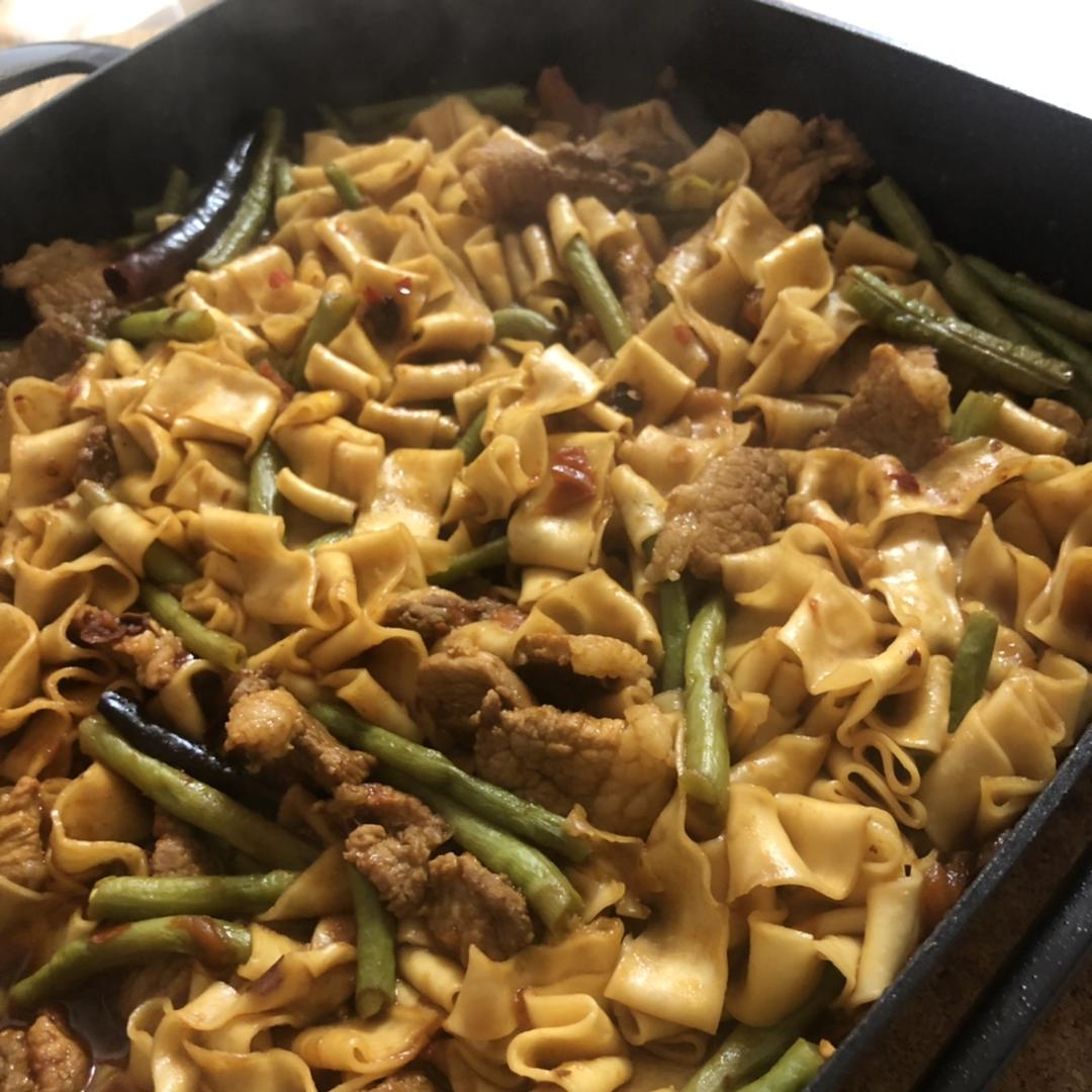 辣辣豆角焖面